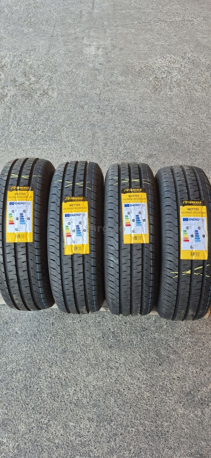 4 anvelope vara noi Tercelo 205/65/16C,dot 2025.Pretul este pe bucata.
