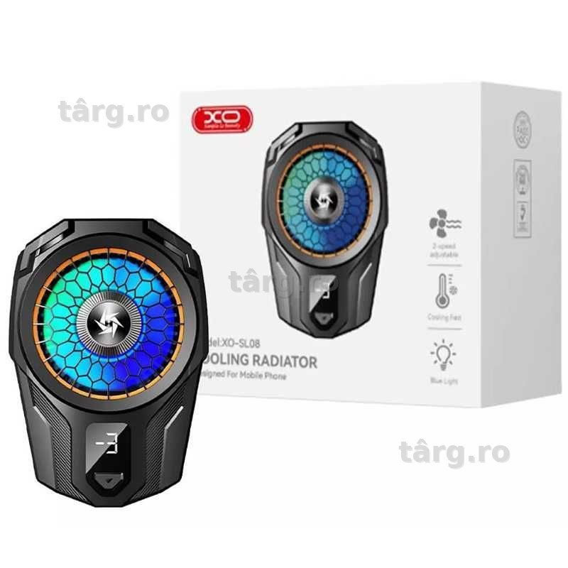 Cooler Gamepad Portabil pentru Telefon,Doua Ventilatoare,Racire Rapida