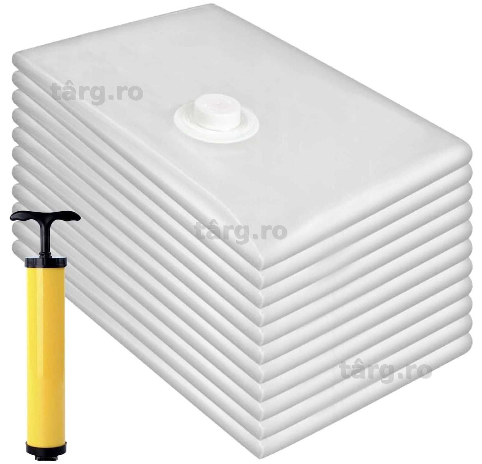 Set 10 saci de vidat haine 50x70 cm cu pompa de aer inclusa