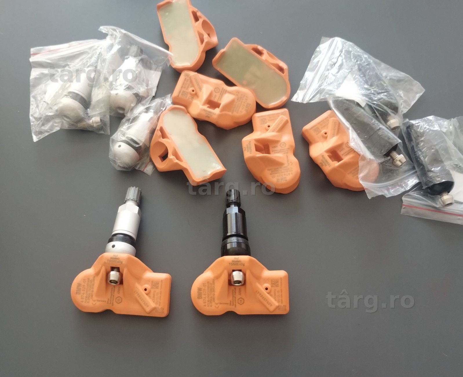 Senzori Presiune roti Originali BMW cu valve metalice.