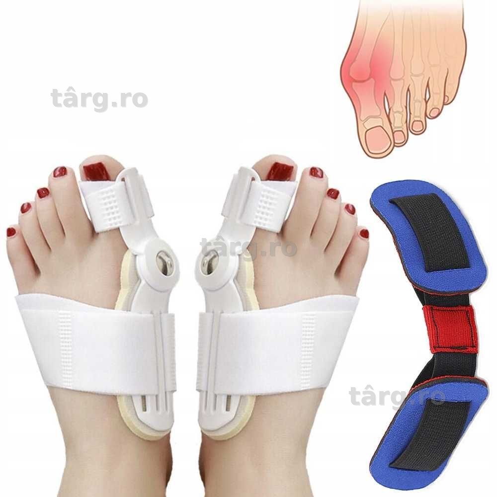 Set 2 Orteze corectoare Hallux Valgus si 1 expander pentru monturi