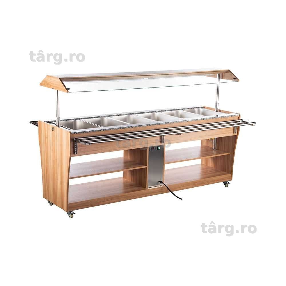 GREEN FROST- Vitrina calda bain marie 6x GN 1/1 (2150 × 765 × 1370 mm)