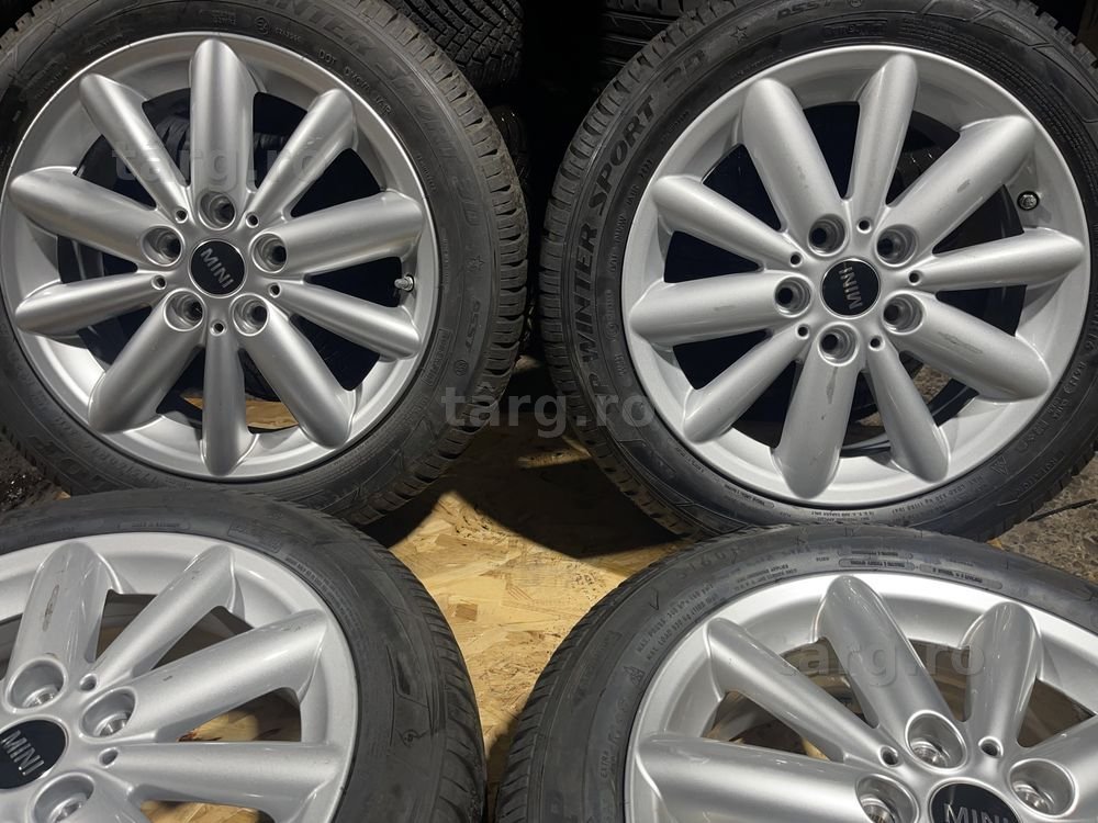 Set de 4 jante R 16 Mini Cooper cu anvelope de iarna Dunlop 2