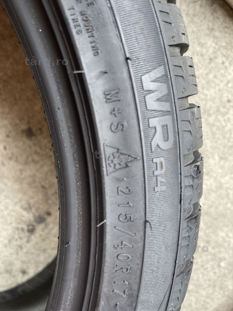 4 anvelope de iarna Nokian 215/40/17 ca noi 8