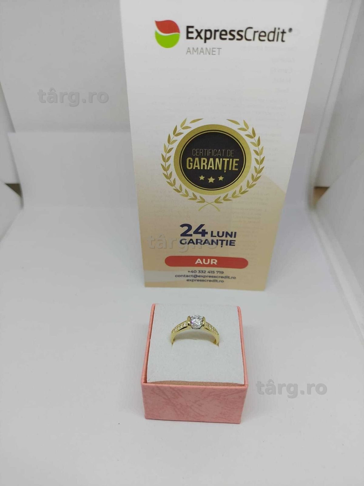 Inel aur 14k 2.45gr [35114.1/30 Pacurari 2] Garantie 2 ani! 2