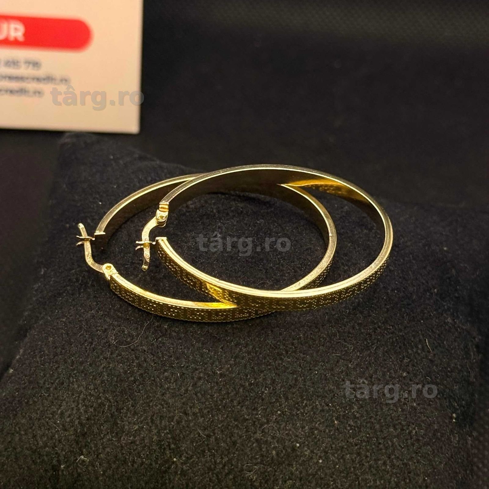 Cercei aur 14K 3.8g (AG15 Gara 1 B34068.1) Garantie 2 ani! 2