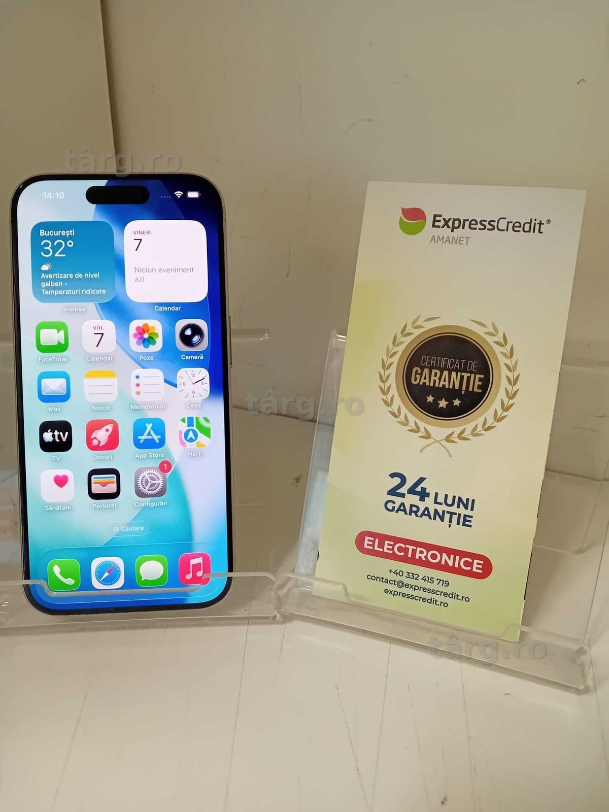 (Ag33) Telefon Apple iPhone 15 Pro 8/128GB Bat 86% Garantie 2 ani