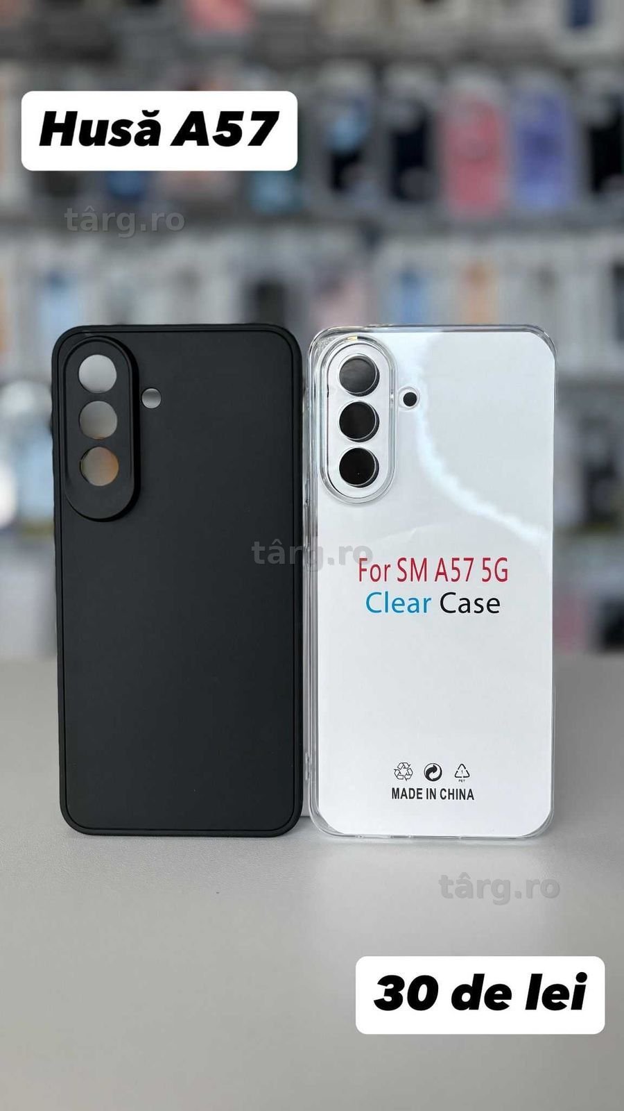 Husa silicon, folie, cablu, incarcator Samsung A57