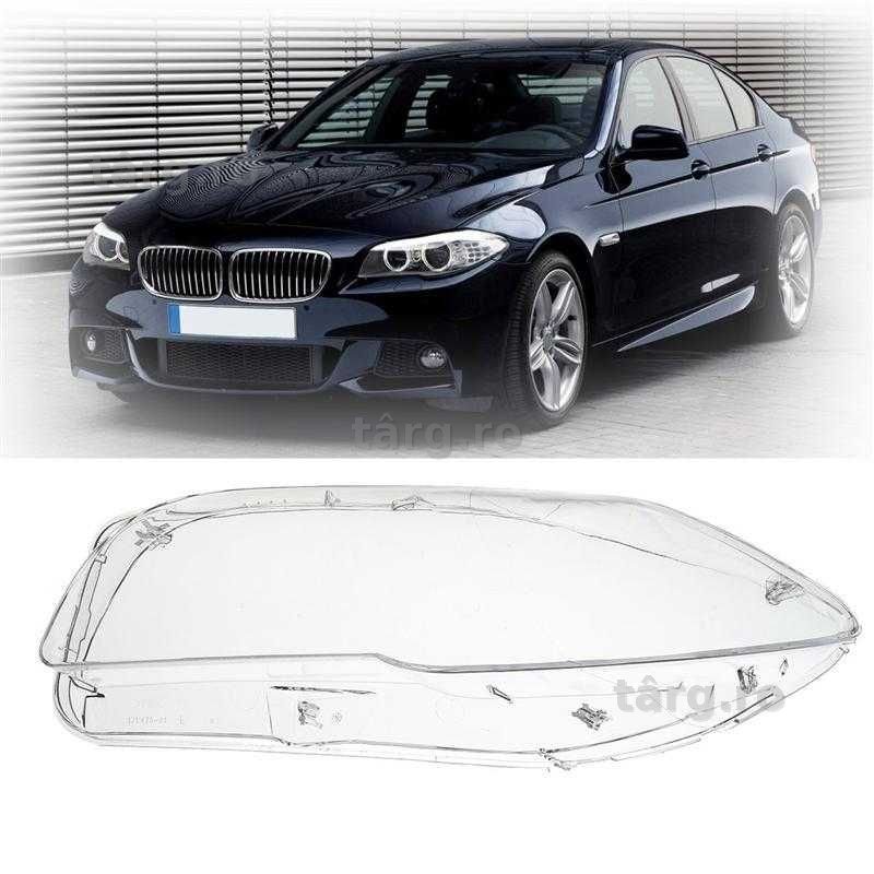 Set Sticle Faruri Sticla Far Stanga Dreapta BMW Seria 5 F10 F11 Xenon