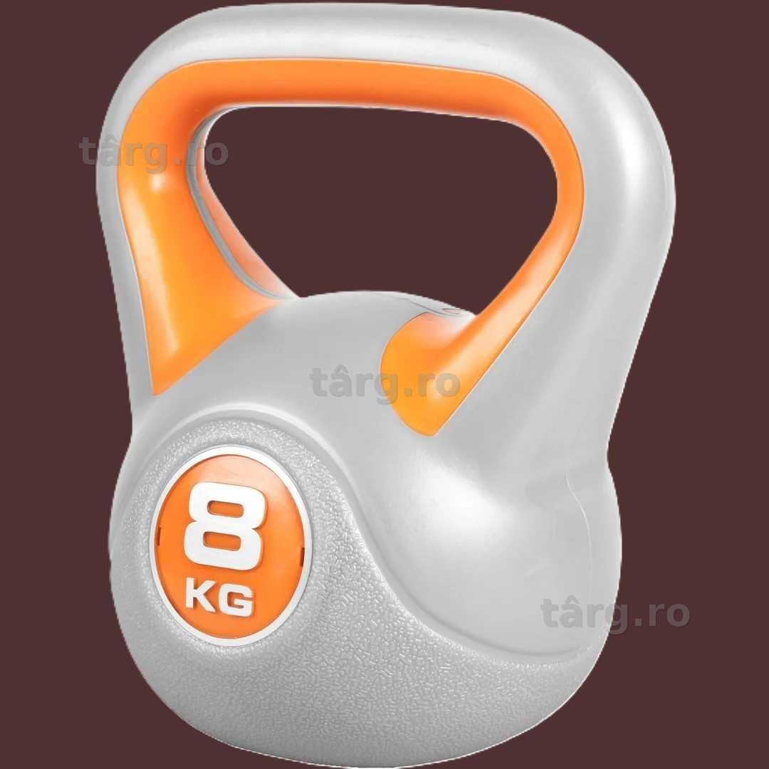 Kettlebell Stylish umplut cu ciment 8 KG