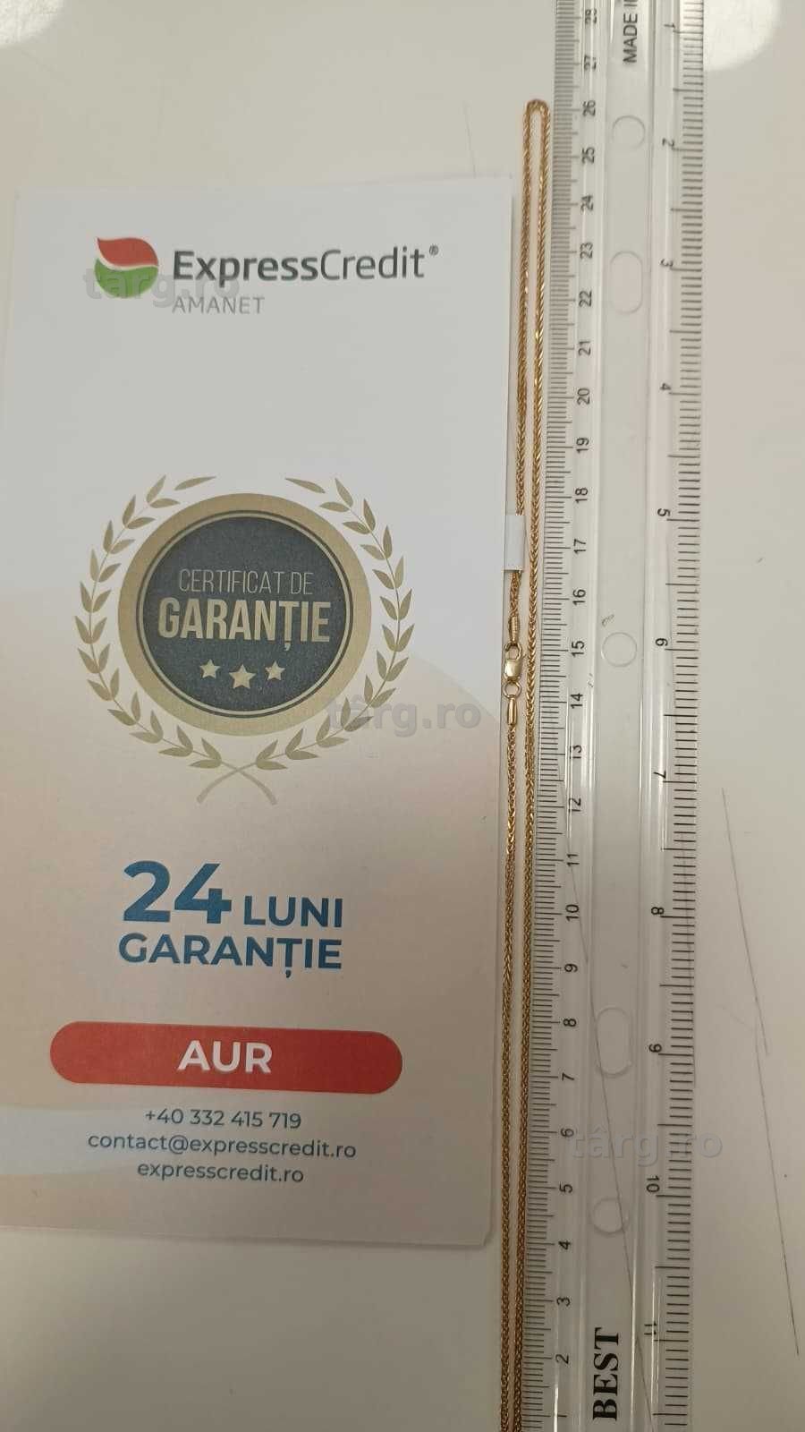 Lant aur 14k 4.18g [AG24 Harlau b.45718.2]  - Garantie 2 ani! 4