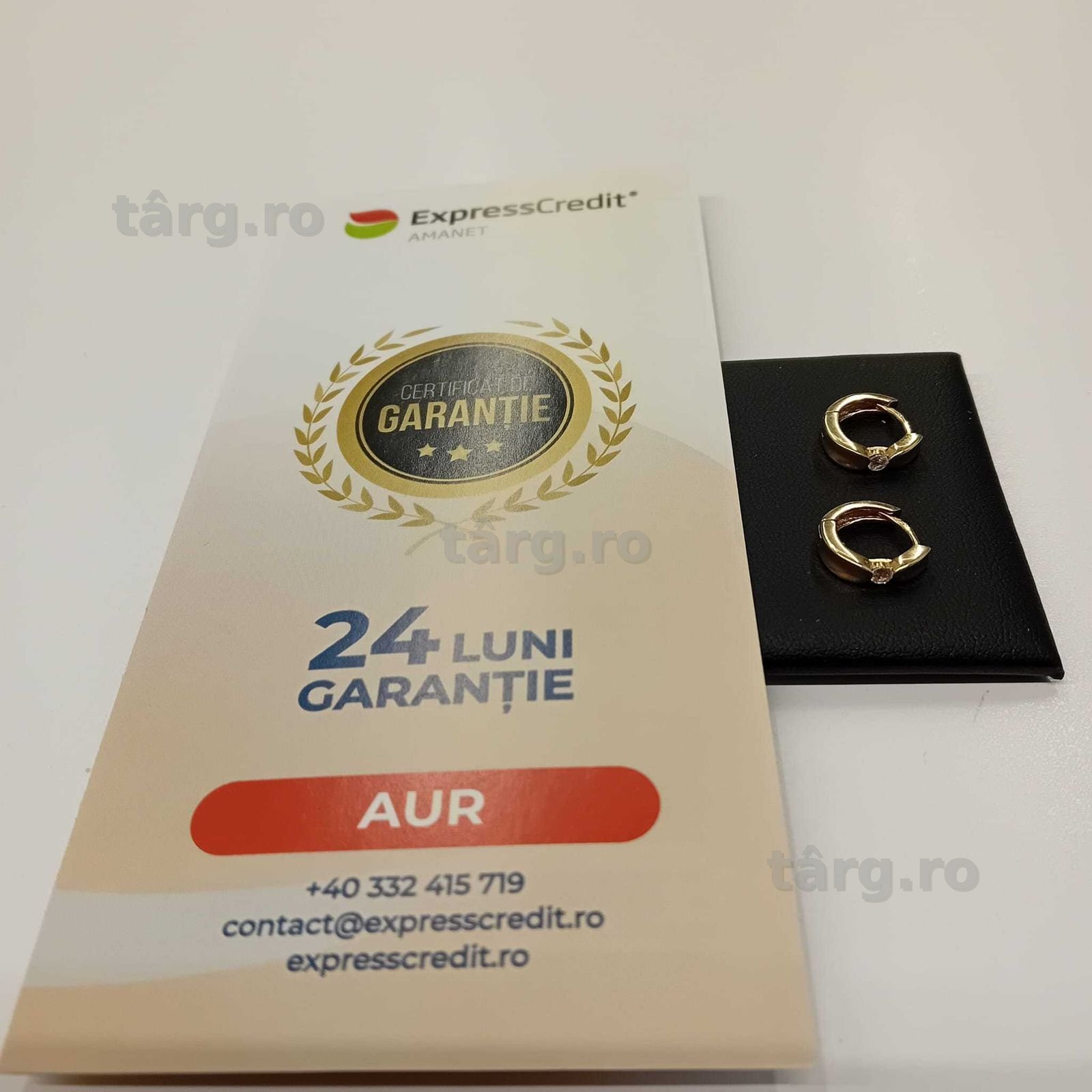 Cercei aur 14k (ag49 Esplanada b.8618)