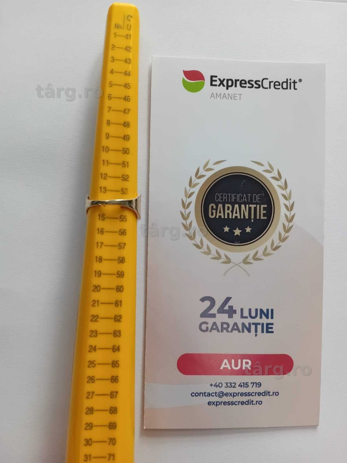 (Ag33) Inel Aur 14K/Garantie 2 ani 3