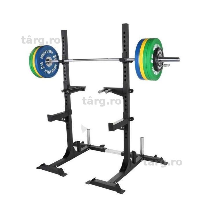 Squat Rack cu bara olimpica, 130 kg