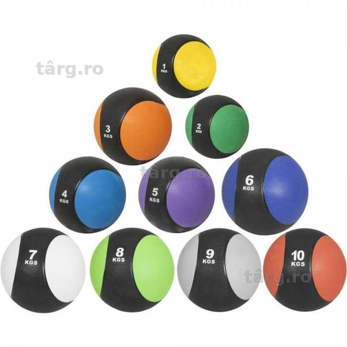 Mingi medicinale colorate 1-2-3-4-5-6-7-8-9-10 kg