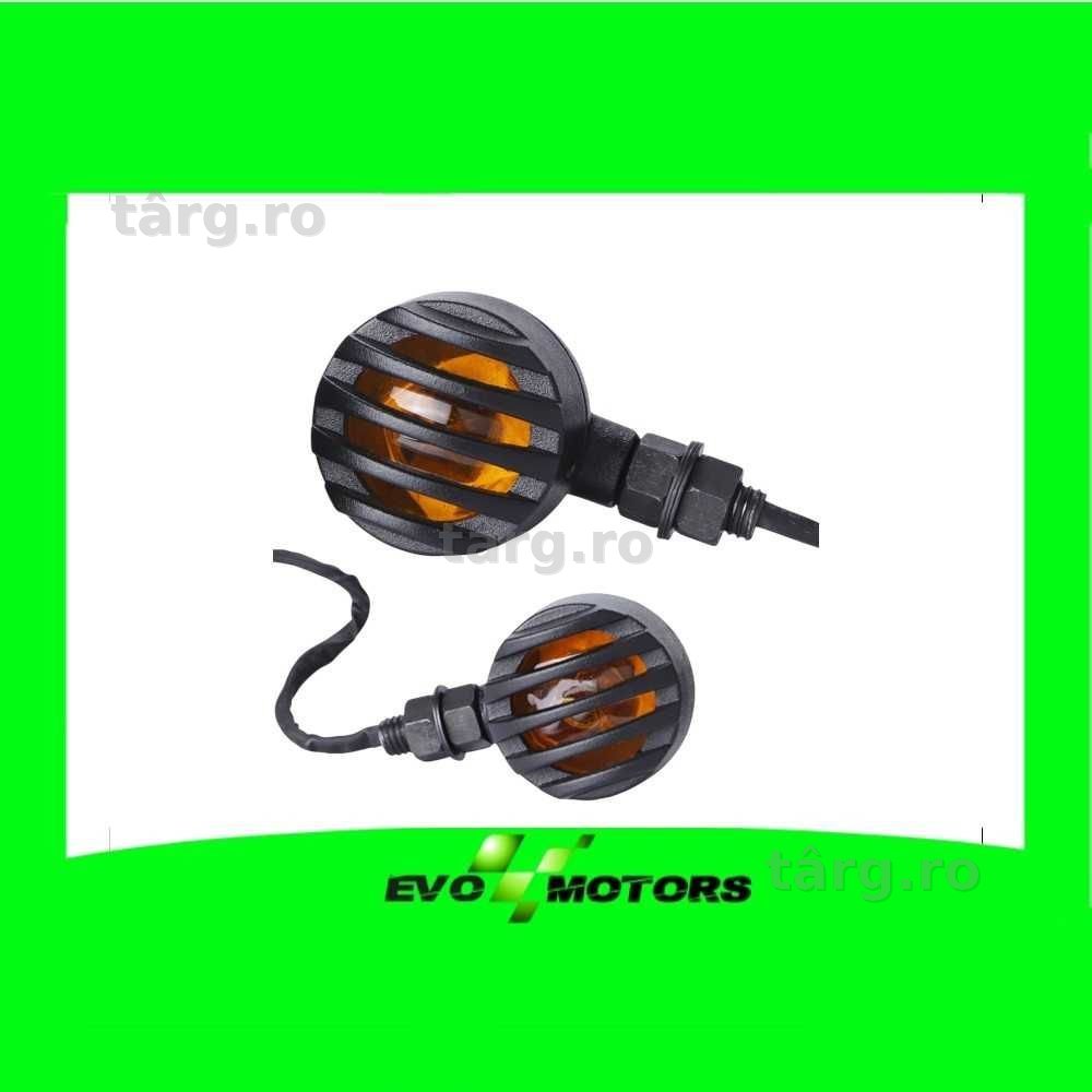 Semnalizari Moto Chopper Bobber Cafe Racer Bullet Metal Glont A772