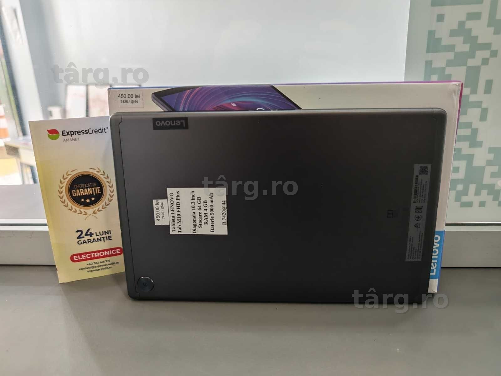 Lenovo Tab M10 FHD Plus 4G (Ag44 B7420) - Garantie 2 ani! 2