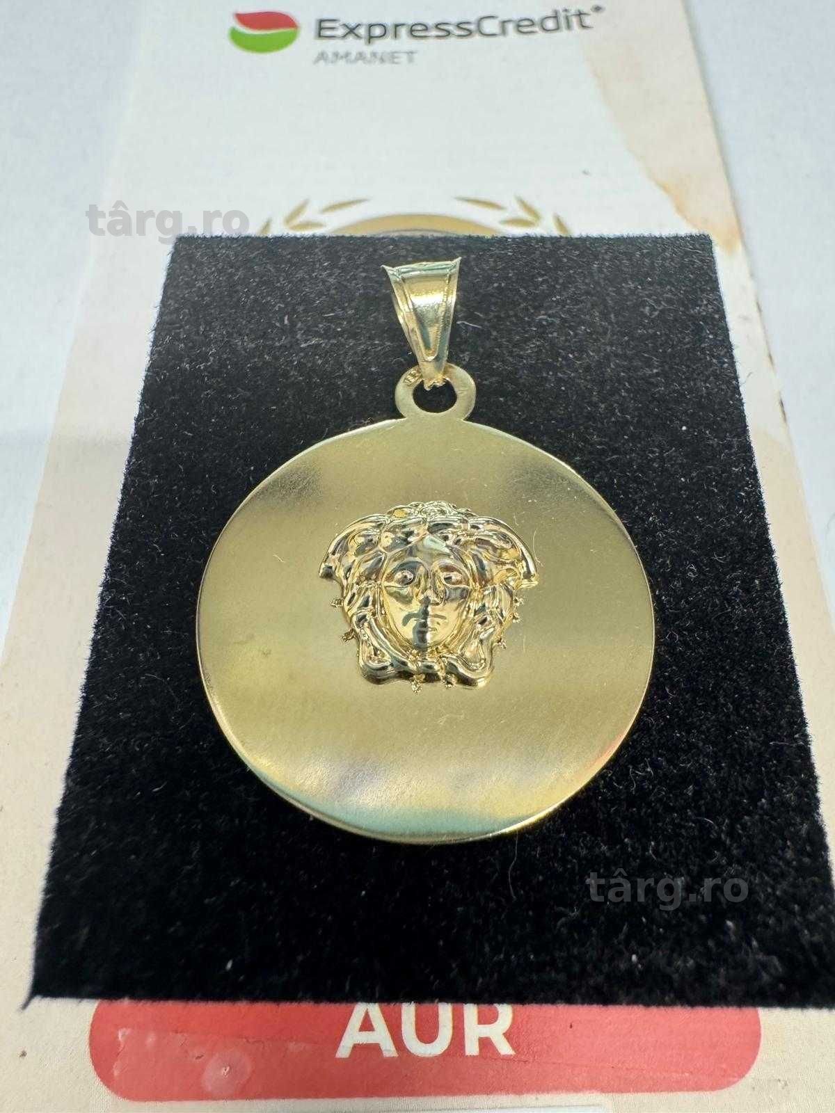 Medalion din aur 14k (69260.2/ 10 Pacurari 1) Garantie 2 ani! 2