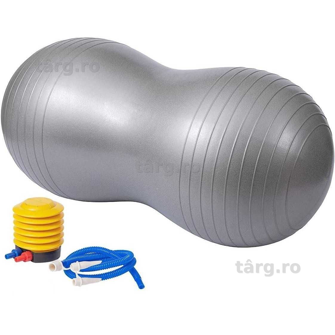 Minge de gimnastica tip aluna cu pompa inclusa 90 x 40 cm