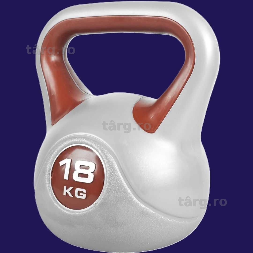 Kettlebell Stylish umplut cu ciment 18 KG