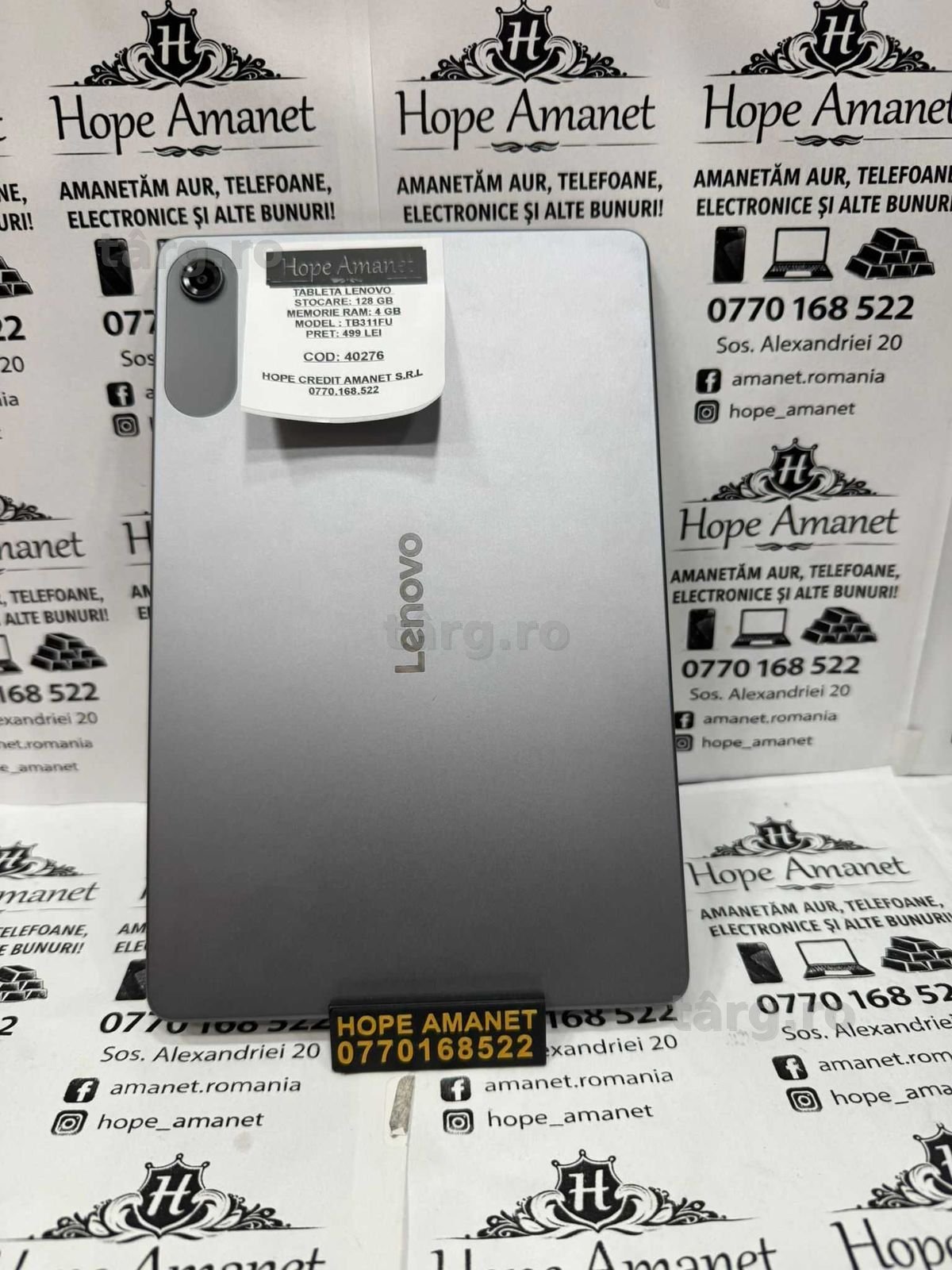 Hope Amanet P1/LENOVO TB311FU/COD 40276 3