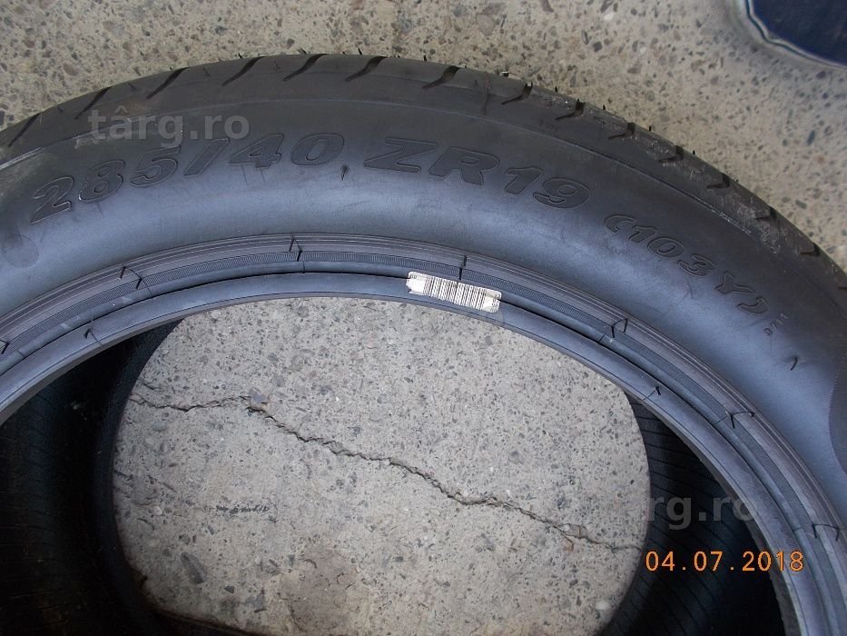 2 anvelope vara 285 40 19 NOI pirelli 5