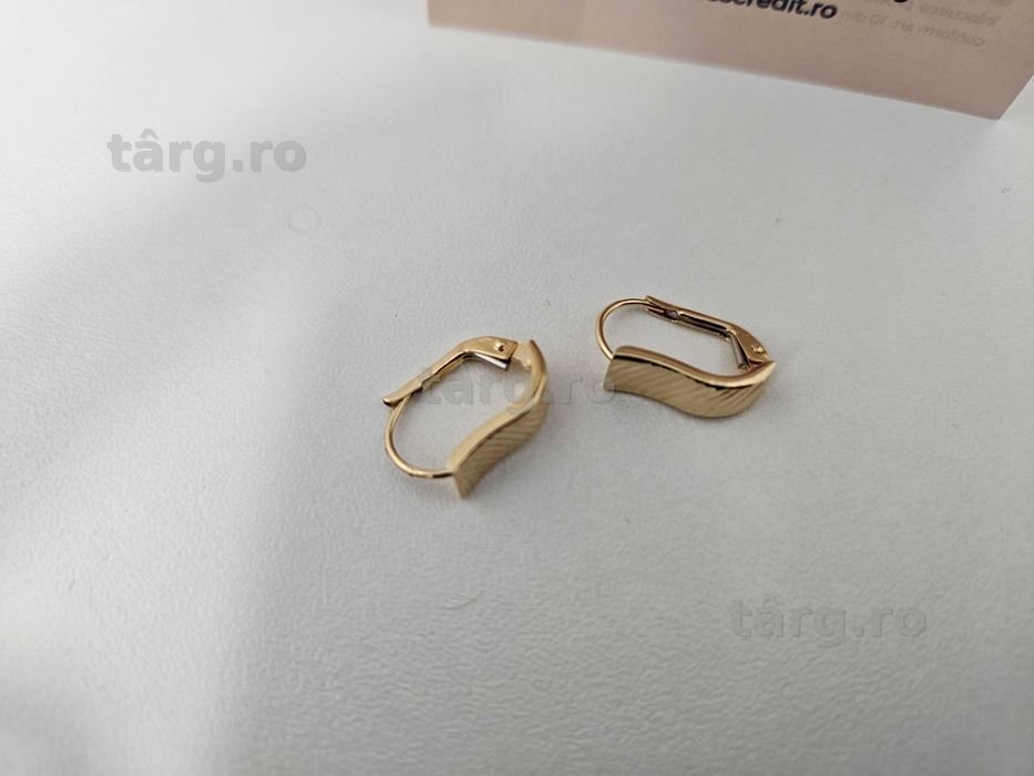 Cercei Aur 14K 1.60g (53084.1 AG1/30 Pacurari 2) Garantie 2 ani! 2