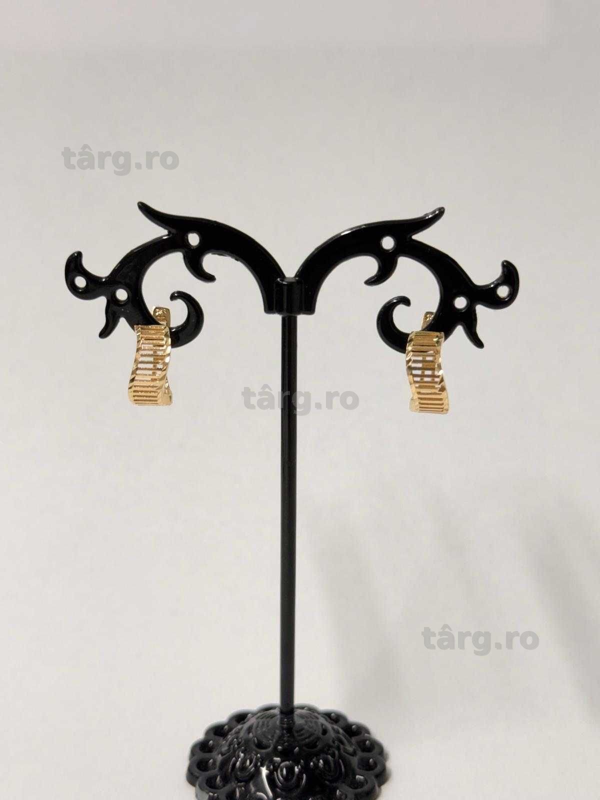 Cercei aur 14K 2.98g (B.61712.2 Tatarasi) Garantie 2 ani 3