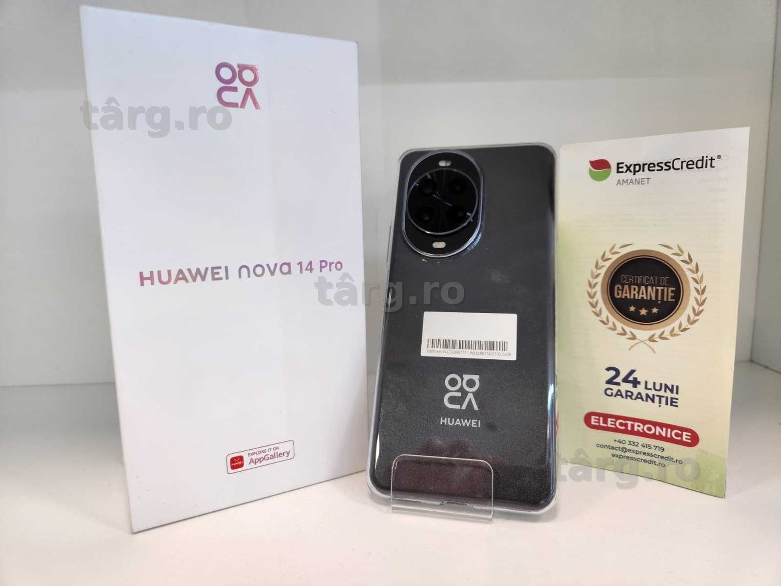 Telefon Huawei Nova 14 Pro 12/512Gb (Ag8 Tudor/B75013) – Garantie 2 Ani!