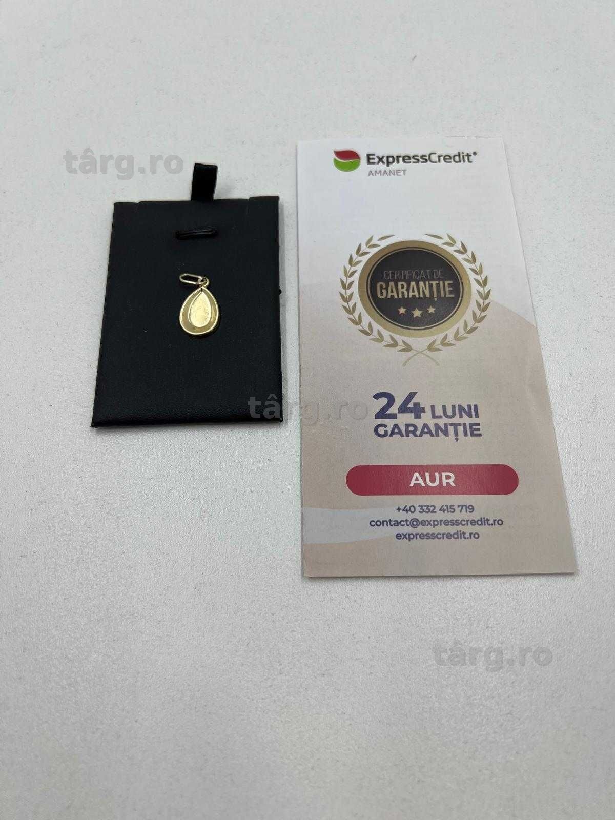 Pandantiv Aur  14K 0.73g (Ag25 Belvedere B.43253.2) Garantie 2 ani!