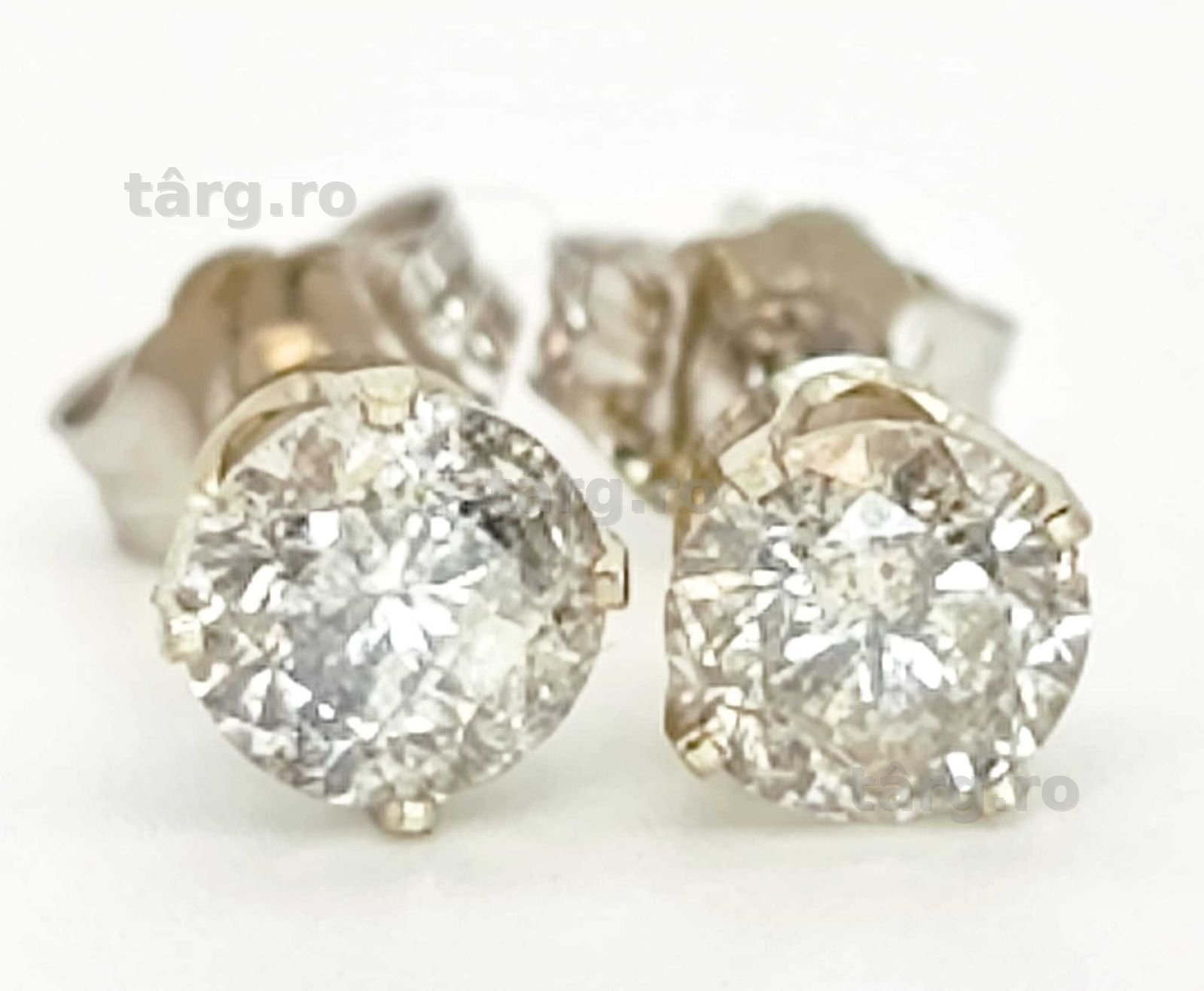 Cercei 14k diamante naturale 1.00ct