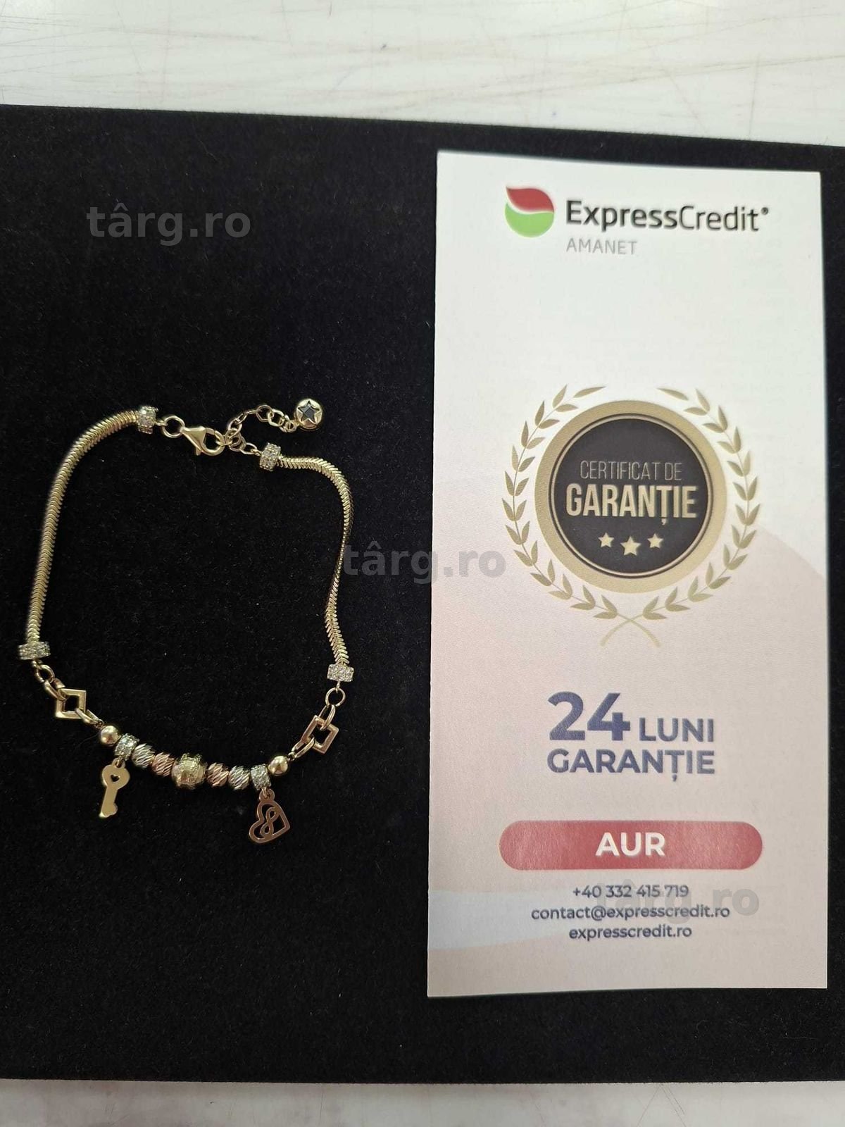 (Ag33)Bratara Aur 14K/Garantie 2 ani