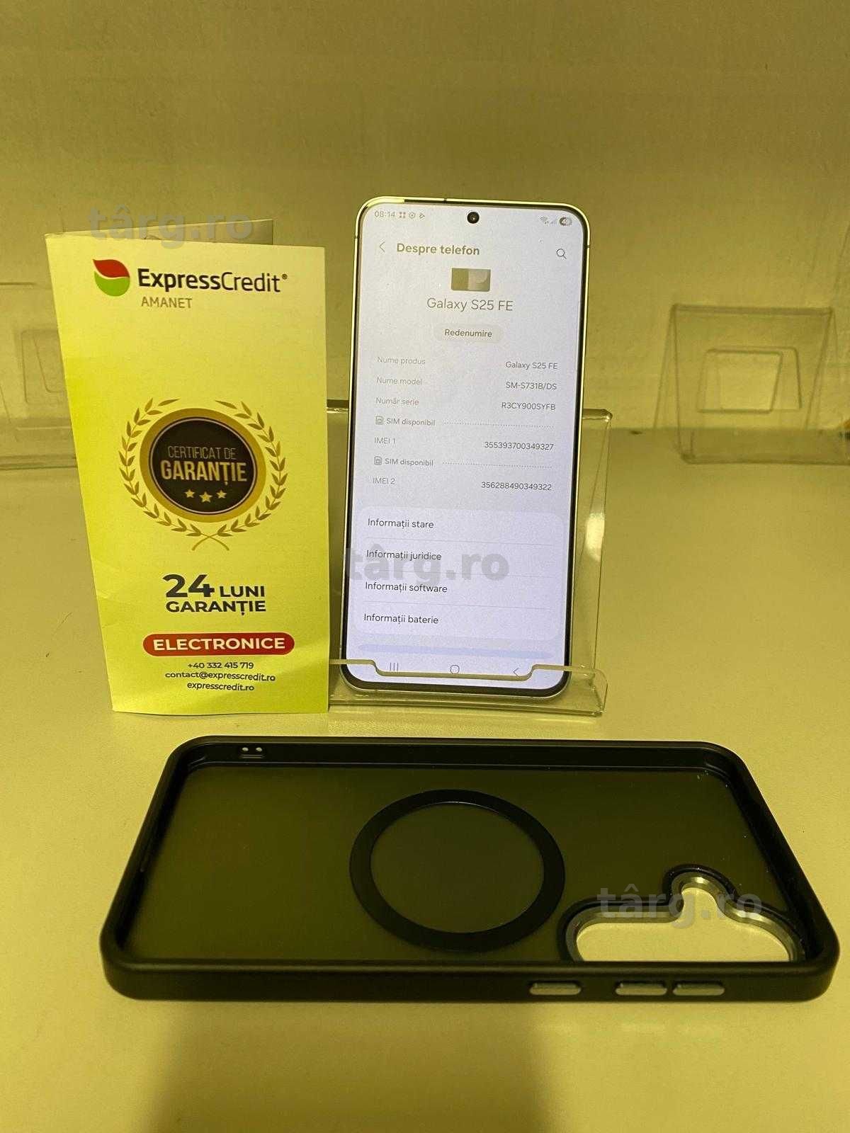 Samsung Galaxy S25 FE (AG 15 Gara 1 B34283) Garantie 2 ani 3