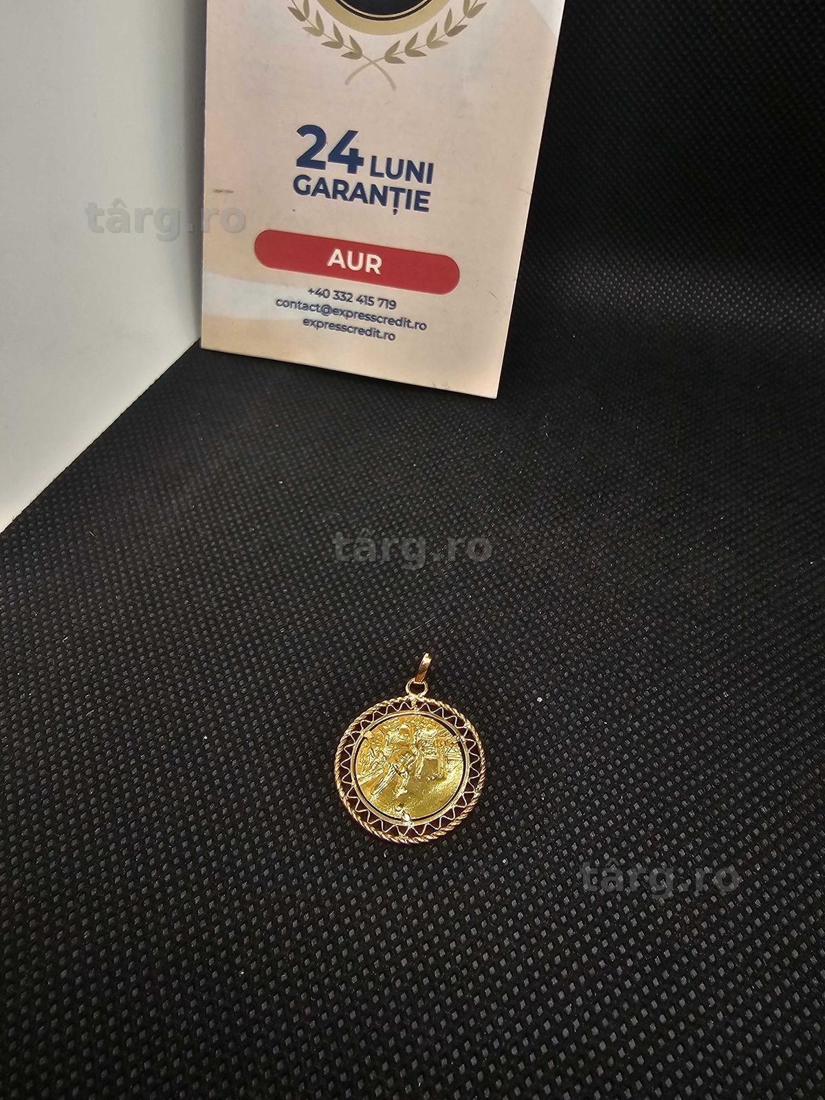 Pandantiv aur 18K 2.92g (50464.3 AG 11 Piata Nicolina) 2 ani garantie! 2