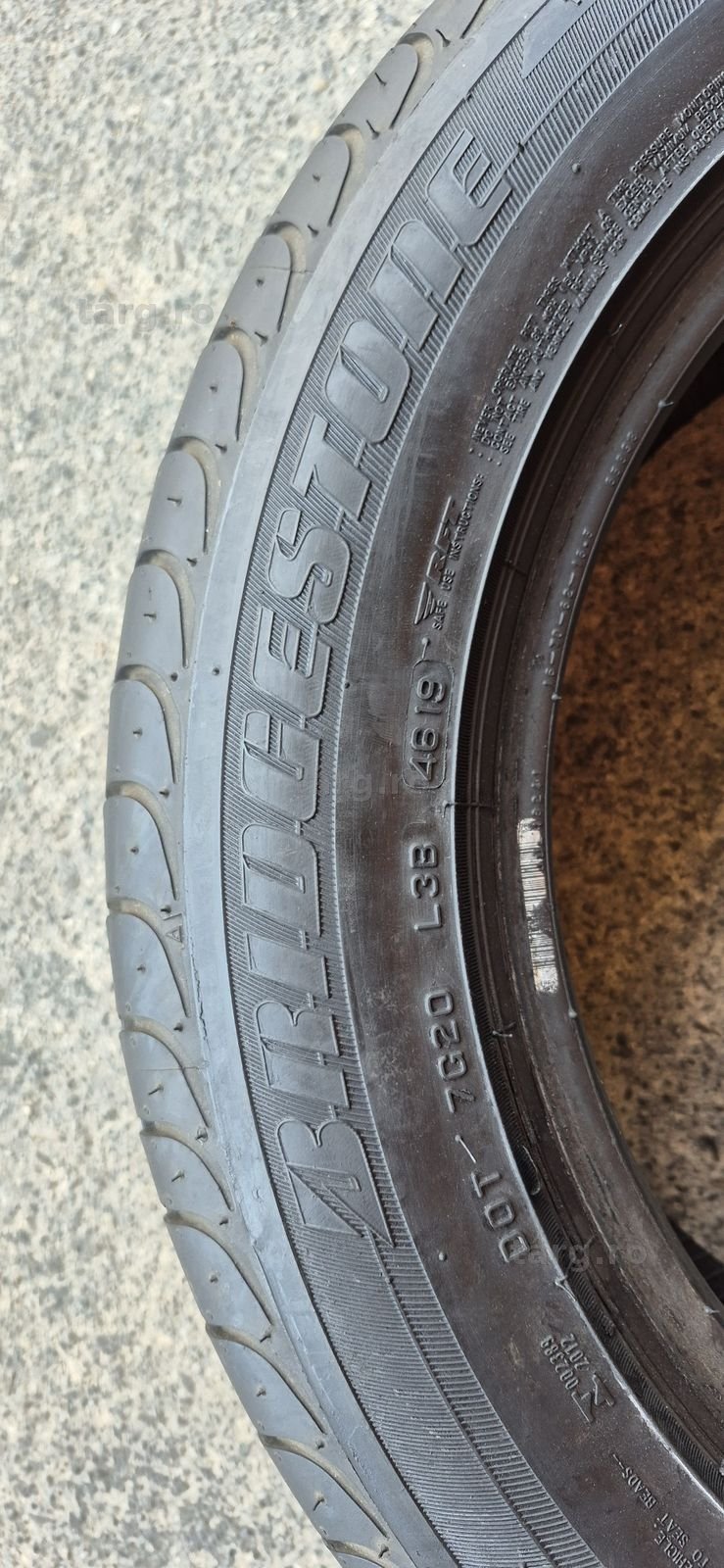 4 anvelope vara runflat ca noi Bridgestone 205/60/16.Pretul este pe bucata. 4