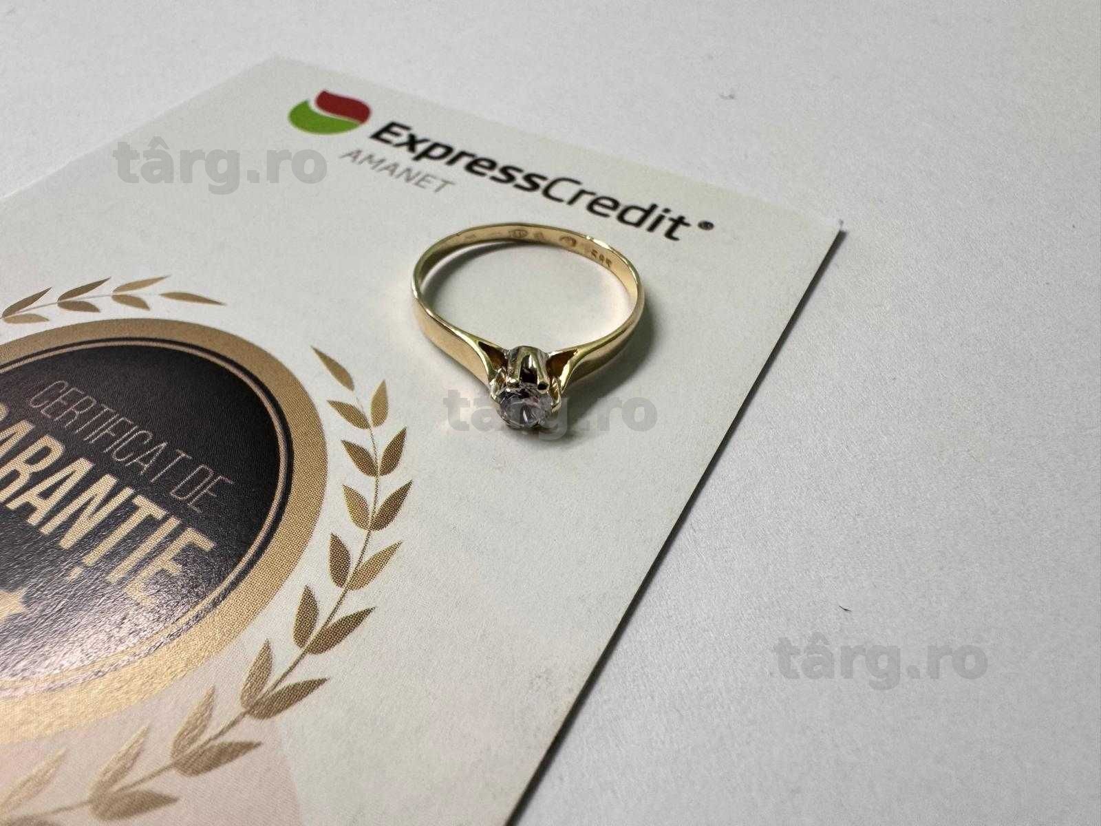 Inel aur 14K 1.49g (B.60622 Tatarasi) Garantie 2 ani 2