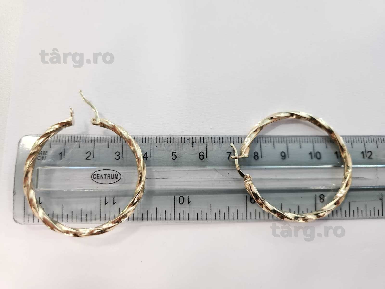Cercei aur, 14k, 3.64g (b 68648.1 Ag2 Tudor) 2