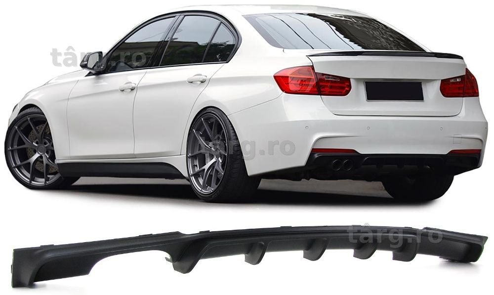 Adaos spate DIFUZOR BMW F30 F31 cu iesire dubla pe stanga
