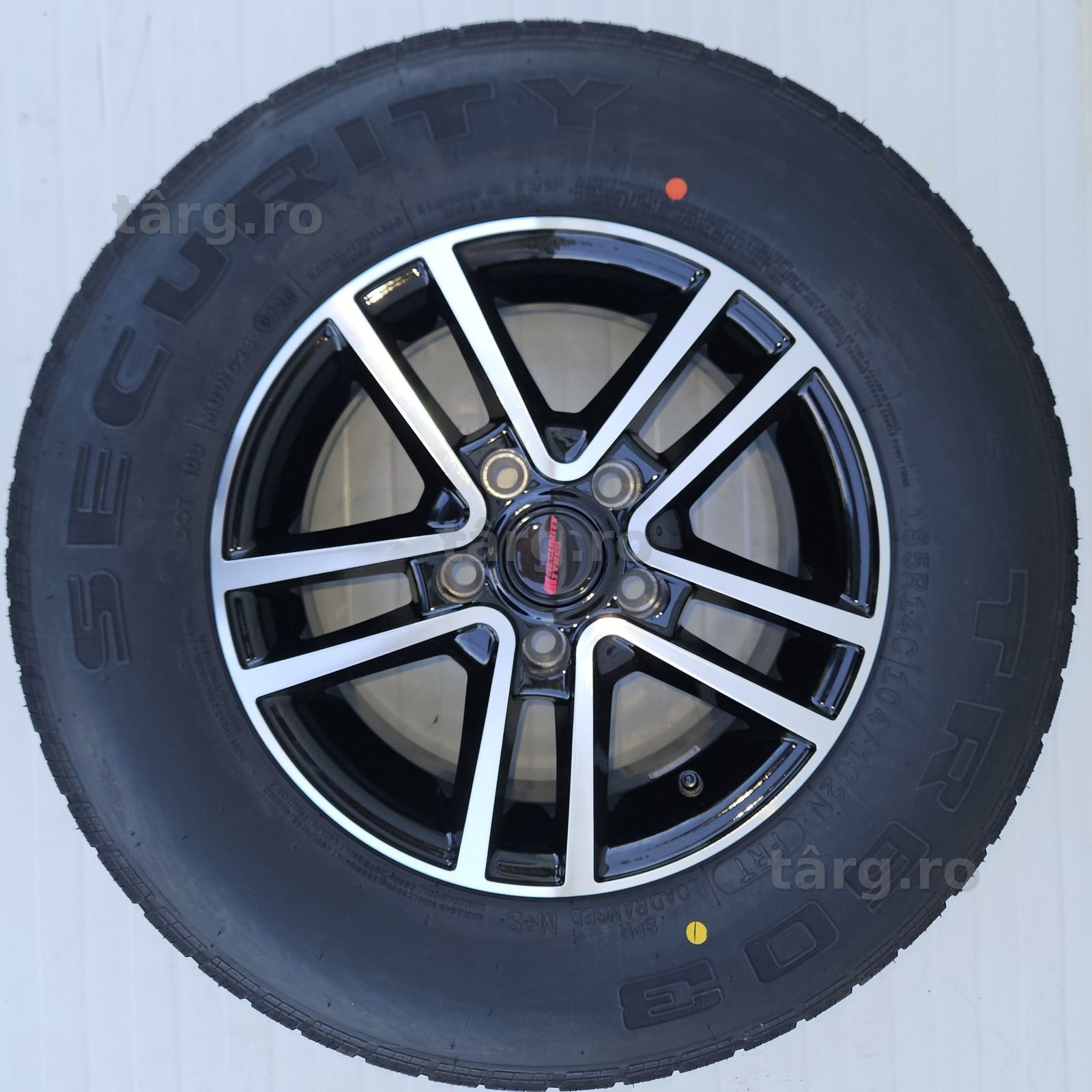 Roata completa 185R14C Anvelopa Security pe Janta aliaj 5.5Jx14 5 prez