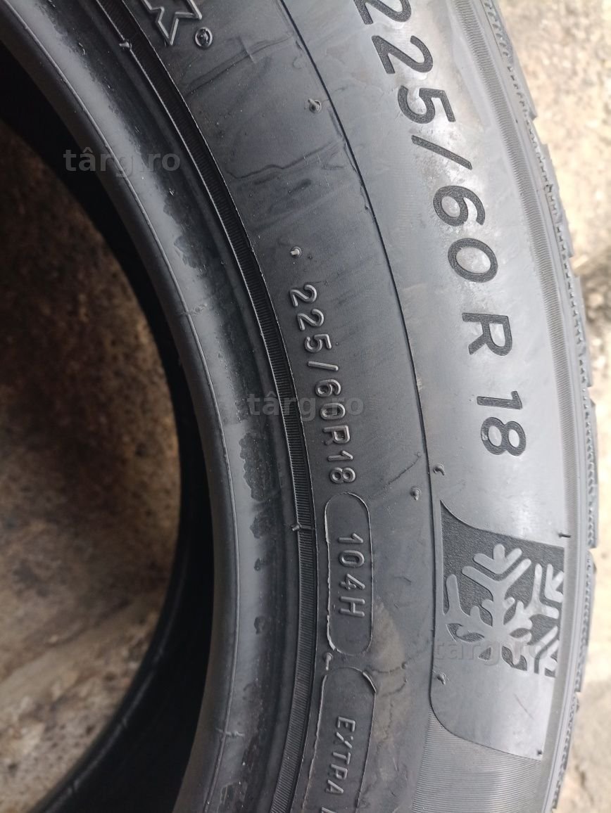 2 anvelope RunFlat de iarna Michelin 225/60 R18 dot 4219 4