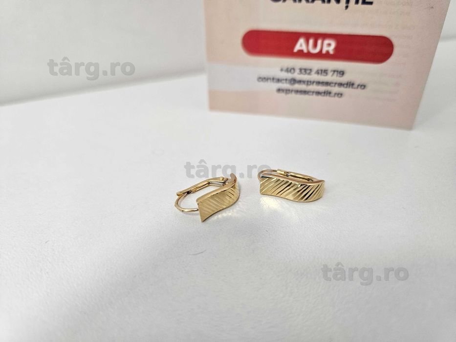 Cercei Aur 14K 1.60g (53084.1 AG1/30 Pacurari 2) Garantie 2 ani!