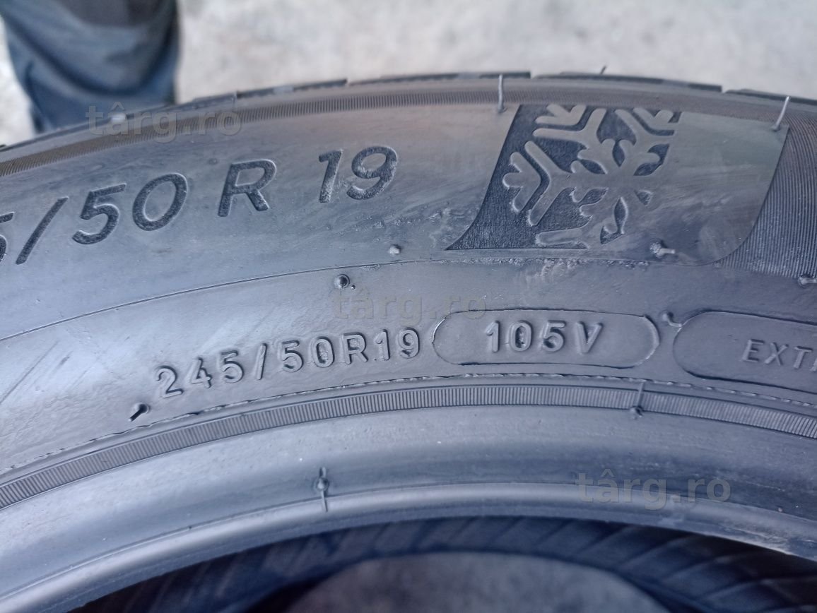 4 anvelope RunFlat de iarna ca si noi Michelin 245/50 R19 2xdot 1119 2 4