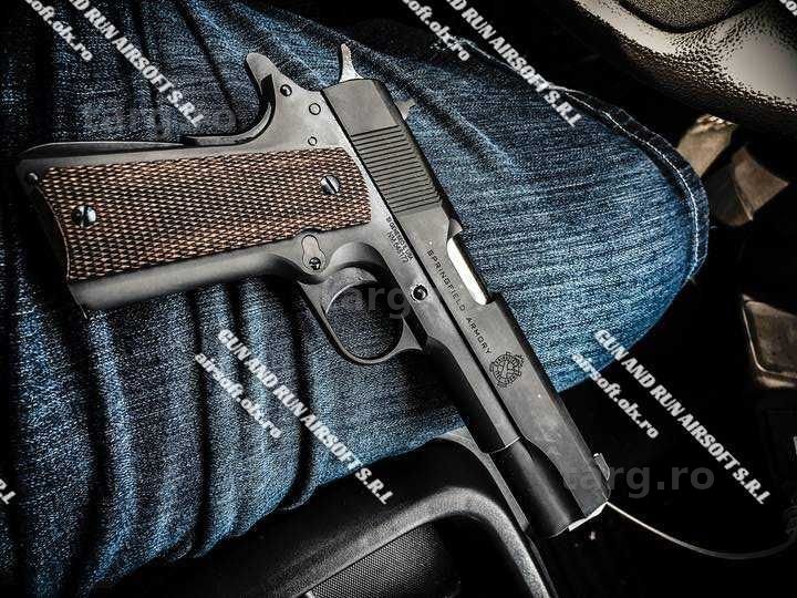 Pistol Colt CO2 - Metal, Ultra-Puternic [5 JOULI], Airsoft Gaz Arc!