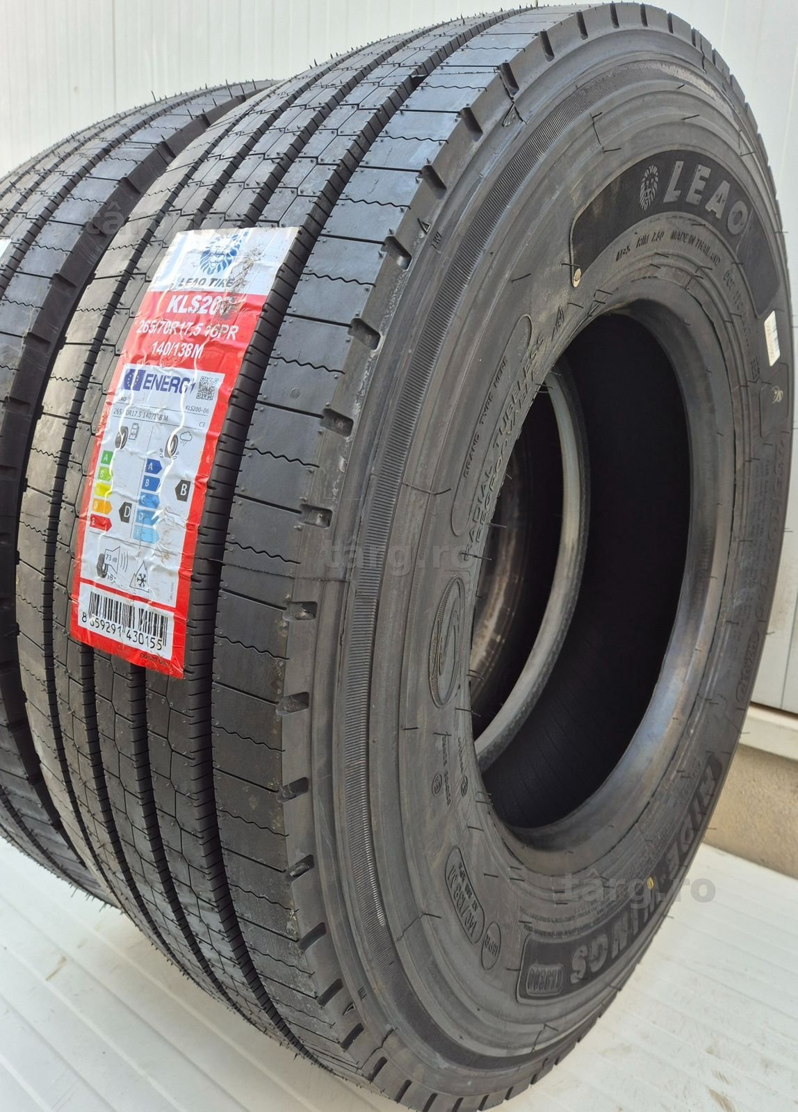 265/70 R17.5, 140M, LEAO KLS200 16 P.R. , Anvelope de directie M+S 3
