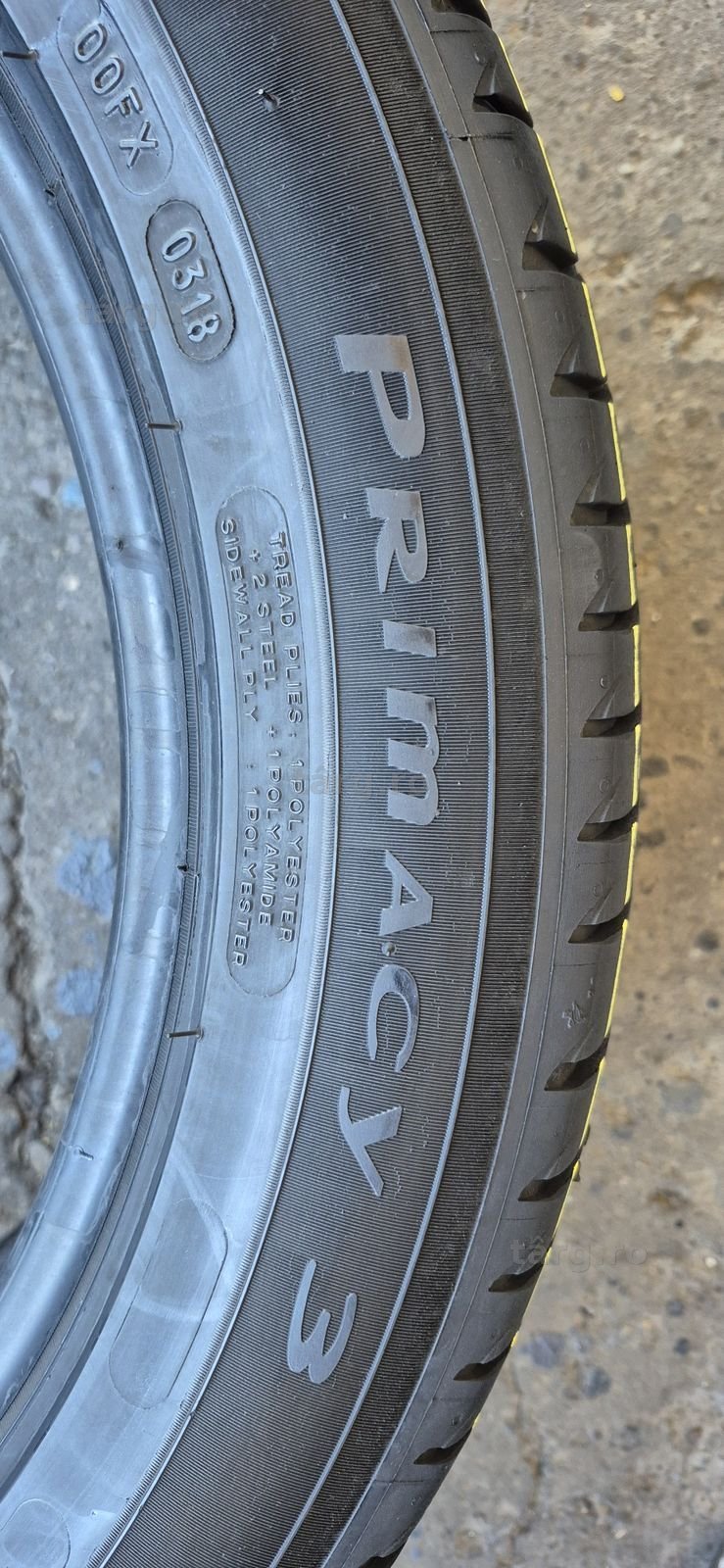 4 anvelope vara Michelin 225/50/18.Pretul este pe bucata. 5
