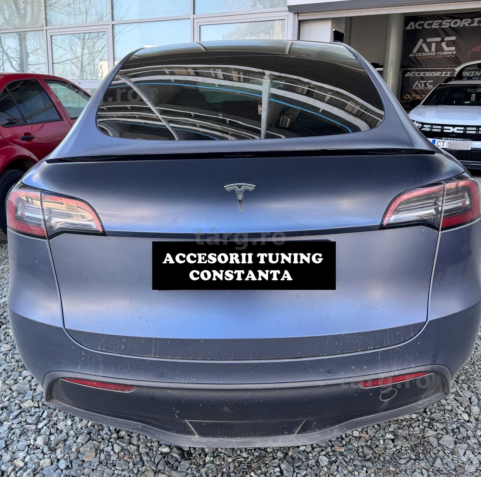 Eleron Portbagaj - Tesla Model Y Negru Lucios