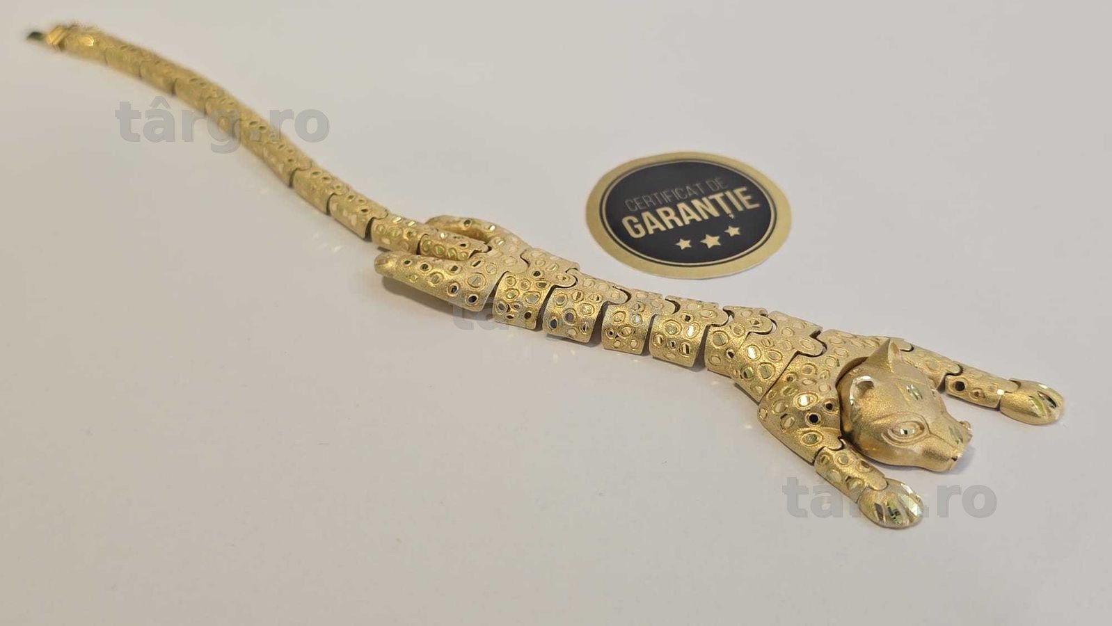 Bratara model deosebit aur 14 K, 33.18 gr. (ECA 39 / b18839.1) – Garantie 2 ani