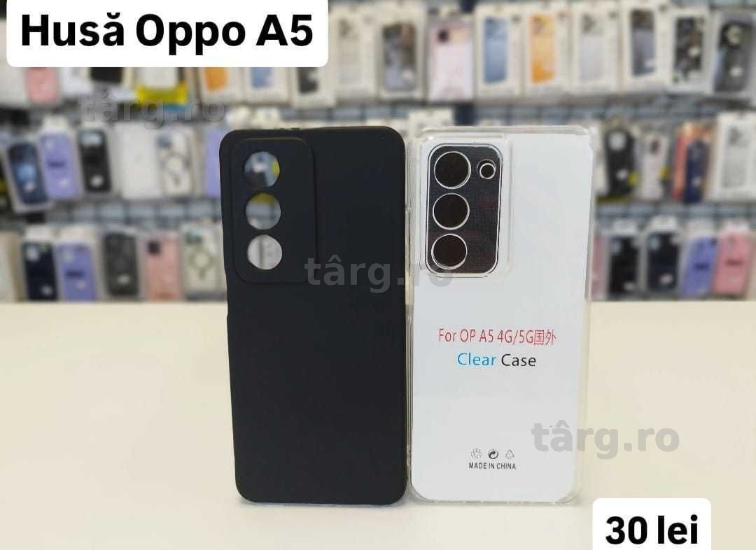 Husa silicon, folie, cablu, incarcator Oppo A5