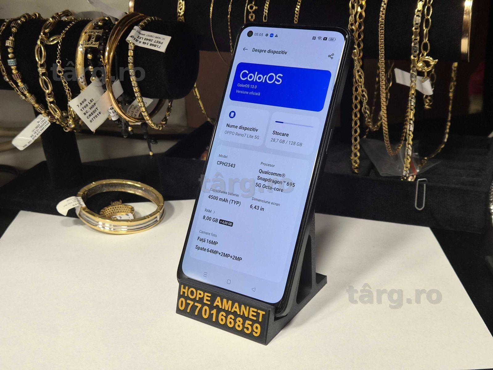Hope Amanet P10/OPPO Reno 7 Lite 5G 128GB 2