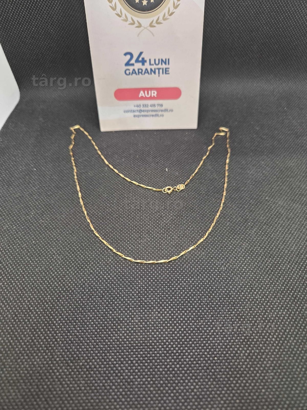 Lant aur 18K 4.59g (50081.2 Ag11 Piata Nicolina) Garantie 2 ani!